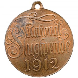 Germany Bronze Donation Medal 1912 - National flight donation