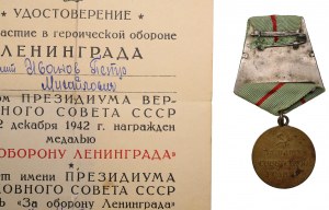 Medaglia di riconoscimento della Russia (URSS) per la difesa di Stalingrado 1942