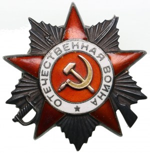 Rusko (SSSR) Vyznamenání Řád vlastenecké války 2. třídy (1945)