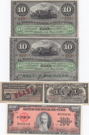 Grupa banknotów Kuby (5)