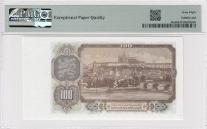 Československo 100 korun 1953 - PMG 68 EPQ Superb Gem Unc