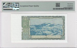 Československo 50 korun 1953 - PMG 67 EPQ Superb Gem Unc