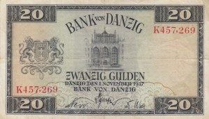Danzig 20 Gulden 1937