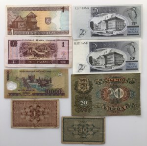 Group of paper money (8)