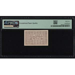 Estonia 10 Penni ND (1919) - PMG 65 EPQ Gem Uncirculated