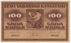 Estonie 100 Marka 1919