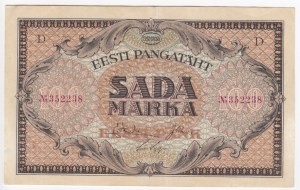 Estonsko 100 Marka 1922
