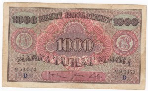 Estonie 1000 Marka 1922