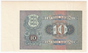 Estónsko 10 Krooni (1940) - Spätný dôkaz