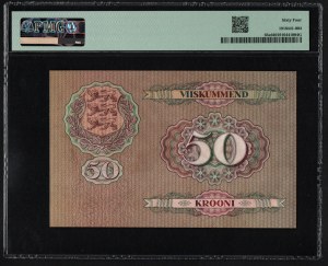 Estland 50 Krooni 1929 - PMG 64 Choice Uncirculated