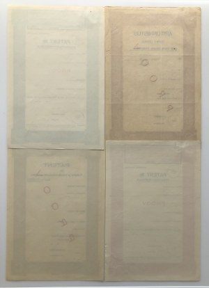 Estonsko Patenty a osvědčení, před rokem 1940 - Vzory (4)