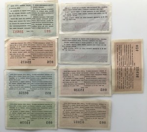 Estonia (Russia USSR) lottery tickets (9)