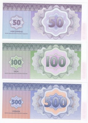 Estonia set of Krenholm local notes 2002 (3)