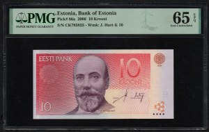 Estonia 10 Krooni 2006 - PMG 65 EPQ Gem Uncirculated