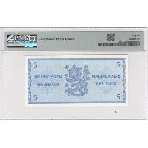 Finland 5 Markkaa 1963 - PMG 66 EPQ Gem Uncirculated