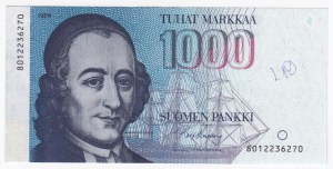 Finland 1000 Markkaa 1986