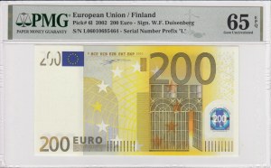 Finlandia 200 Euro 2002 - Finlandia - PMG 65 EPQ Gemma Non Circolata