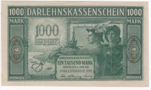 Germany (Occupation of Lithuania WWI, Kowno) 1000 Mark 1918