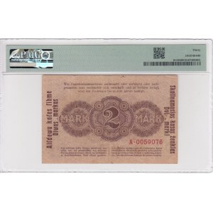 Germany (Occupation of Lithuania WWI, Kowno) 2 Mark 1918 - PMG 30 Very Fine