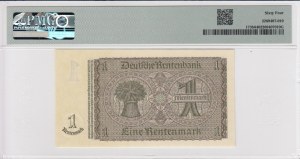 Niemcy 1 Rentenmark 1937 - PMG 64 Choice Uncirculated