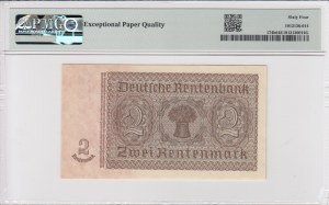 Germany 2 Rentenmark 1937 - PMG 64 EPQ Choice Uncirculated