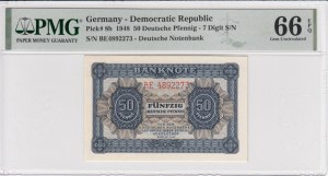 Germany (Democratic Republic) 50 Deutsche Pfennig 1948 - PMG 66 EPQ Gem Uncirculated