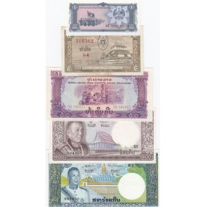 Group of Laos Banknotes (12)