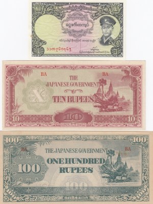 Group of Burma Banknotes (8)
