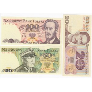 Group of Poland banknotes (3)