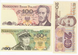 Group of Poland banknotes (3)