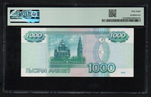 Rusko 1000 rublů 1997 (ND 2000)- PMG 58 Choice About Unc