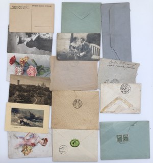 Gruppe von Briefumschlägen und Postkarten: Estland (15)