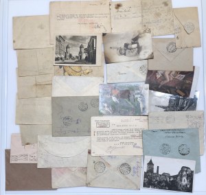 Group of envelopes & postcards: Estonia (27)
