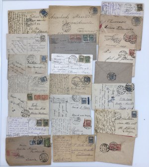 Group of envelopes & postcards: Estonia (37)