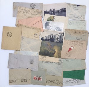 Group of envelopes & postcards: Estonia (25)