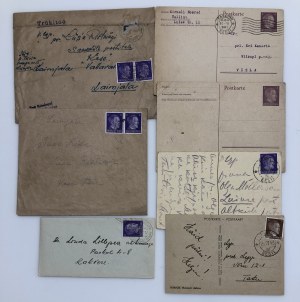 Group of envelopes & postcards: Estonia (Germany) (7)