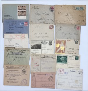 Gruppe von Postkarten und Briefumschlägen: Deutschland (25)