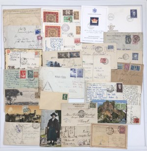 Gruppe von Postkarten und Briefumschlägen: Estland, Russland, usw. (27)