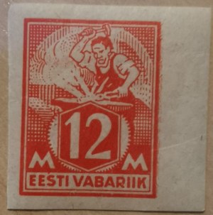 Estónska známka 12 Marka - Dôkaz