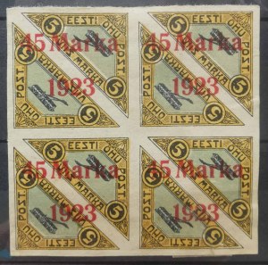 Estónsko Letecké poštové známky 45 Marka 1923