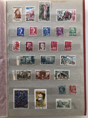 Collection of stamps: Portugal, Spain, Gibraltar, France, Luxembourg, Monaco, Belgium, Netherlands, Austria, Switzerland