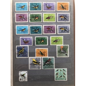 Collection of Stamps: Nature, animals, birds, insects - Various contries (1 album)