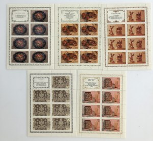 Russia (USSR) stamp sheets 1979 - Folk Art