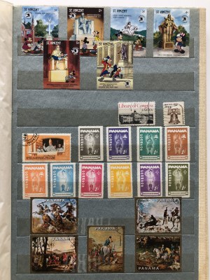 Kolekcja znaczków pocztowych: Kraje amerykańskie (1 album)