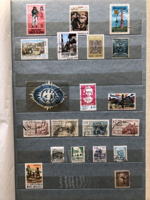 Kolekcja znaczków pocztowych: Kraje amerykańskie (1 album)