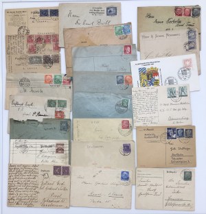 Group of postcards & envelopes: mostly Germany (45)