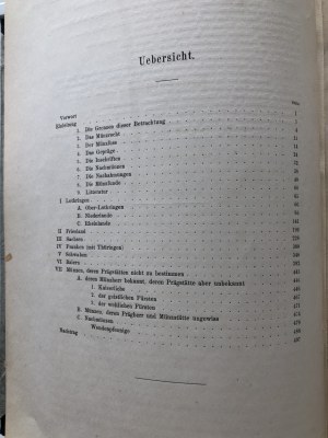 Die Deutsche Münzen der Sächsischen und Fränkischen Kaiserzeit, 1876