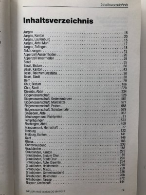 Neuer HMZ-Katalog - Band 2: Die Münzen der Schweiz und Liechtensteins 15./16. Jahrhundert bis Gegenwart, 2006