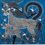 Rashidi Rubuni, Cheetah with a cub, giraffe and birds in the morning