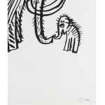 Jozef Wilkoń, Illustration for the book "So much laughter a little sadness is the story of Mammoth" III 18/45